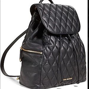 Vera Bradley Black Leather Backpack